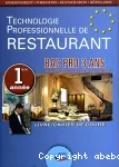 Technologie professionnelle de restaurant. Bac Pro 3 ans Commercialisation et Services en restauration. 1ère année vignette