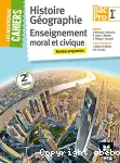Histoire géographie. Enseignement moral et civique. Bac Pro Première. Nouveau programme vignette